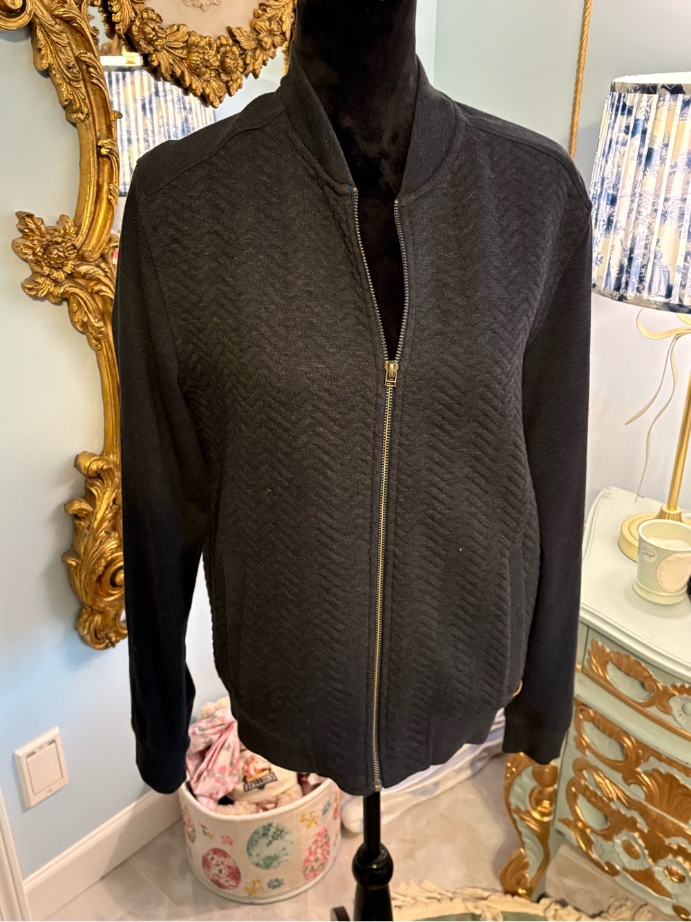 Ted Baker Black Zip-Front Women's Jacket